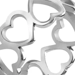 SilberDream Ring Herzen Gr. 56 Sterling 925er Silber SDR400J56