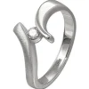 SilberDream Ring Klassik Zirkonia weiß Gr.62 aus 925er Silber SDR417W62