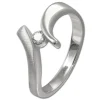 SilberDream Ring Klassik Zirkonia weiß Gr.58 aus 925er Silber SDR417W58