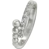 SilberDream Ring Kugeln Zirkonia weiß Gr.60 aus 925er Silber SDR409W60