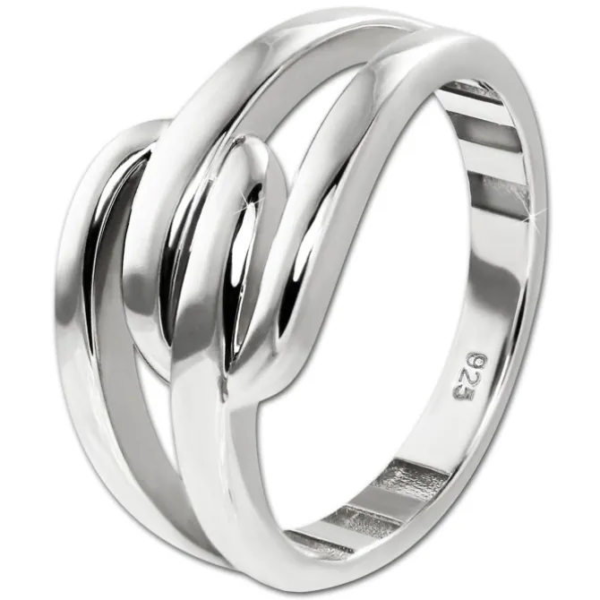 SilberDream Ring Modern Gr.58 Silberring aus 925er Silber SDR419J58