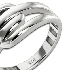 SilberDream Ring Modern Gr.58 Silberring aus 925er Silber SDR419J58