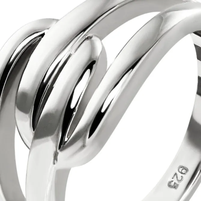 SilberDream Ring Modern Gr.58 Silberring aus 925er Silber SDR419J58
