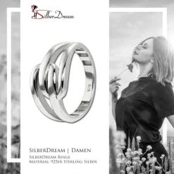 SilberDream Ring Modern Gr.60 Silberring aus 925er Silber SDR419J60