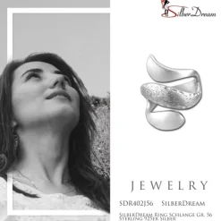 SilberDream Ring Schlange Gr. 56 Sterling 925er Silber SDR402J56