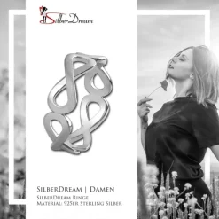 SilberDream Ring Unendlichkeit Gr. 60 Sterling 925er Silber SDR401J60