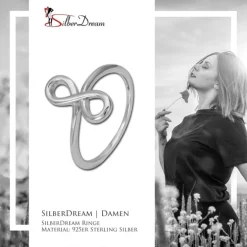 SilberDream Ring Unendlichkeit Gr. 54 Sterling 925er Silber SDR451J54