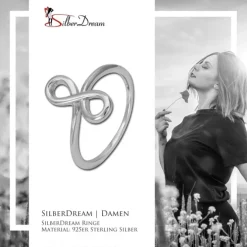 SilberDream Ring Unendlichkeit Gr. 56 Sterling 925er Silber SDR451J56