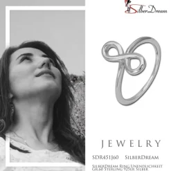 SilberDream Ring Unendlichkeit Gr.60 Sterling 925er Silber SDR451J60