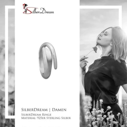 SilberDream Ring zeitlos Gr. 56 Sterling 925er Silber SDR403J56