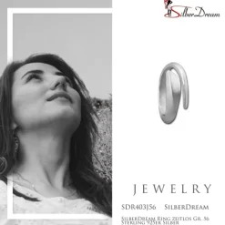 SilberDream Ring zeitlos Gr. 56 Sterling 925er Silber SDR403J56