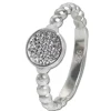 SilberDream Ring Zirkonia-Kreis weiß Gr.60 925er Silber SDR408W60