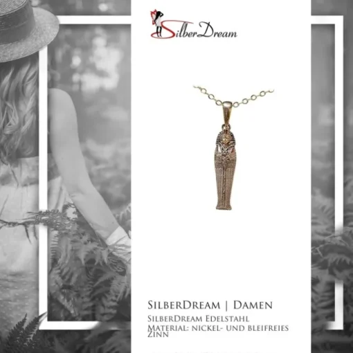 SilberDream Schmuck Anhänger Sarkophag Tutanchamun Ägypten EK049