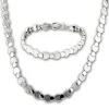 SilberDream Schmuck Set Circles Collier & Armband Damen 925 Silber SDS474J