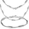 SilberDream Schmuck Set Collier & Armband Design 925 Silber SDS404