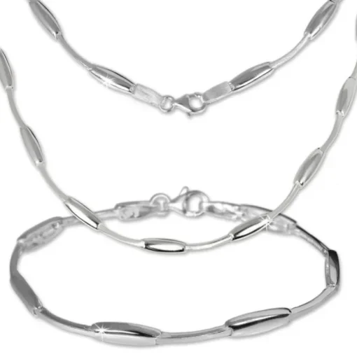 SilberDream Schmuck Set Collier & Armband Design 925 Silber SDS404