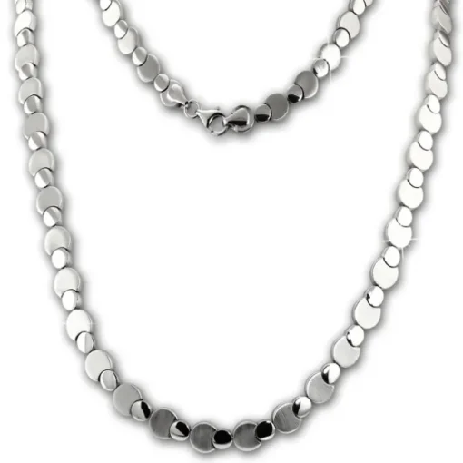 SilberDream Schmuck Set Circles Collier & Armband Damen 925 Silber SDS474J