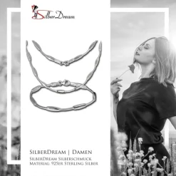 SilberDream Schmuck Set Collier & Armband Design 925 Silber SDS404