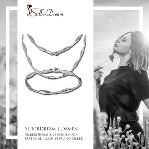 SilberDream Schmuck Set Collier & Armband Design 925 Silber SDS404