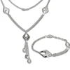SilberDream Schmuck Set Drop Collier & Armband 925 Silber SDS413
