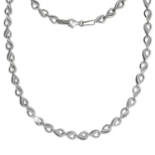 SilberDream Schmuck Set Dream Zirkonia Collier & Armband Damen 925er SDS4809W