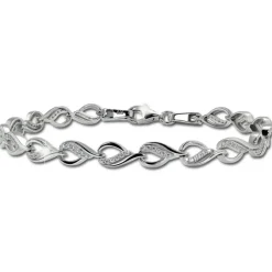 SilberDream Schmuck Set Dream Zirkonia Collier & Armband Damen 925er SDS4809W
