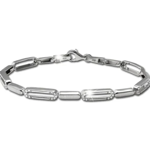 SilberDream Schmuck Set Dream Zirkonia Collier & Armband Damen 925er SDS4810W