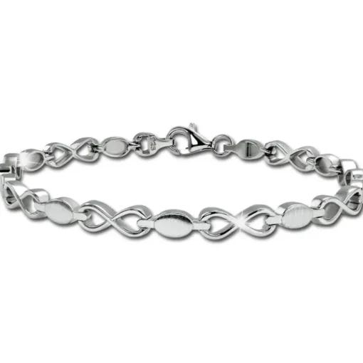 SilberDream Schmuck Set Infinite Collier & Armband Damen 925 Silber SDS4802M