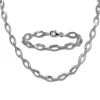 SilberDream Schmuck Set Oval Zirkonia Collier & Armband Damen 925 Silber SDS449W