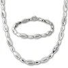SilberDream Schmuck Set Tropfen Zirkonia Collier & Armband Damen 925er SDS476W