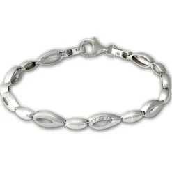 SilberDream Schmuck Set Tropfen Zirkonia Collier & Armband Damen 925er SDS476W