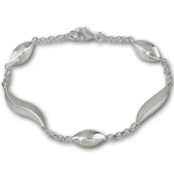 SilberDream Schmuck Set Wave Collier & Armband 925 Silber SDS410