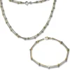 SilberDream Schmuckset Bicolor Kugeln vergoldet Kette + Armband Silber SDS212T