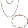 SilberDream Schmuckset Glamour Rose vergoldet Kette & Armband 925 Silber SDS238E