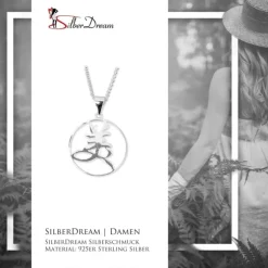 SilberDream Set Kette und Chinesisch Anhänger Beauty 925 Silber MXK17