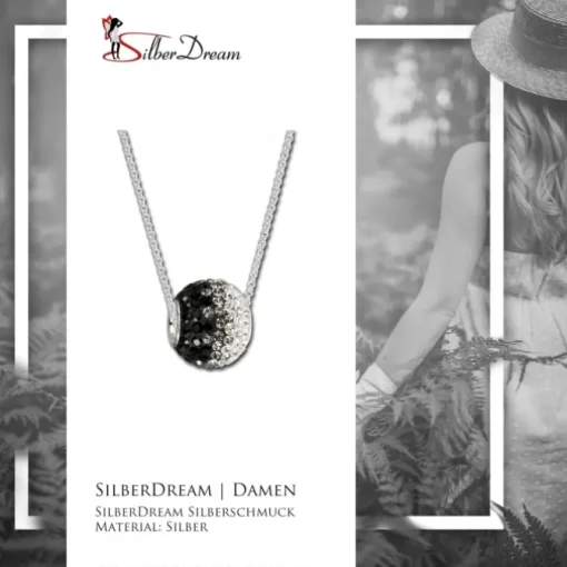 SilberDream Set Silber Kette und Bead Zirkonias GSS029
