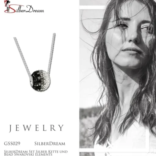 SilberDream Set Silber Kette und Bead Zirkonias GSS029