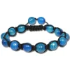 SilberDream Shamballa Armband Stein blau aus Steinkugeln SDA917