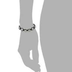SilberDream Shamballa Armband Zirkonia weiß 10 Kugeln SDA922