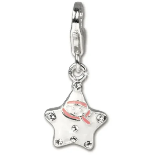 SilberDream Silber Charm Schneemann Armband Anhänger FC3130