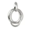SilberDream Silber Charm Ketten Verbinder klein oval FC0065