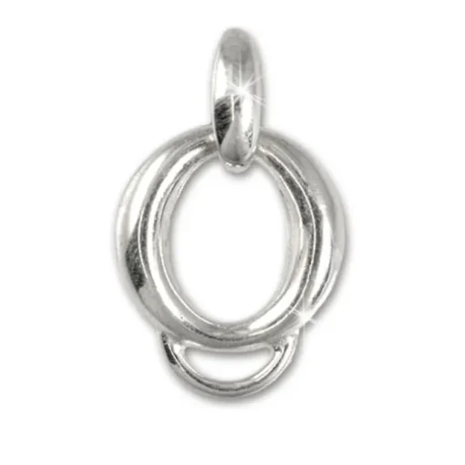 SilberDream Silber Charm Ketten Verbinder klein oval FC0065