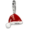 SilberDream Silber Charm Weihnachts Mütze Armband Anhänger FC3114