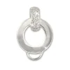 SilberDream Silber Charm Ketten Verbinder mit Zirkonia FC0063