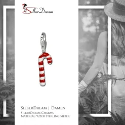 SilberDream Silber Charm Zuckerstange Armband Anhänger FC3104