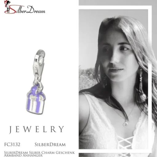 SilberDream Silber Charm Geschenk Armband Anhänger FC3132