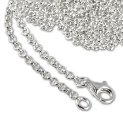 SilberDream Sterling Silber Charm Kette Halskette 50cm FC00285-1