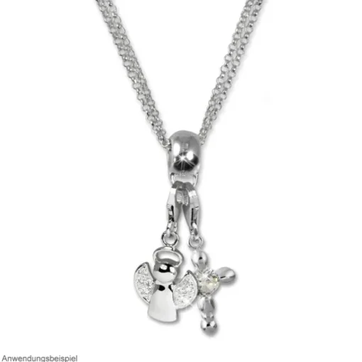 SilberDream Sterling Silber Charm Halskette 2x60cm FC00286-2