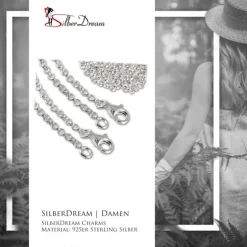 SilberDream Sterling Silber Charm Halskette 2x70cm FC00287-2