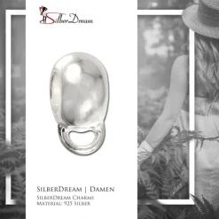 SilberDream Sterling Silber Charms Ketten Verbinder rund FC0060